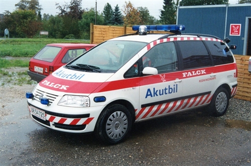 DMC Decals FB012 112-019 Falck emergency vehicle 1/87
